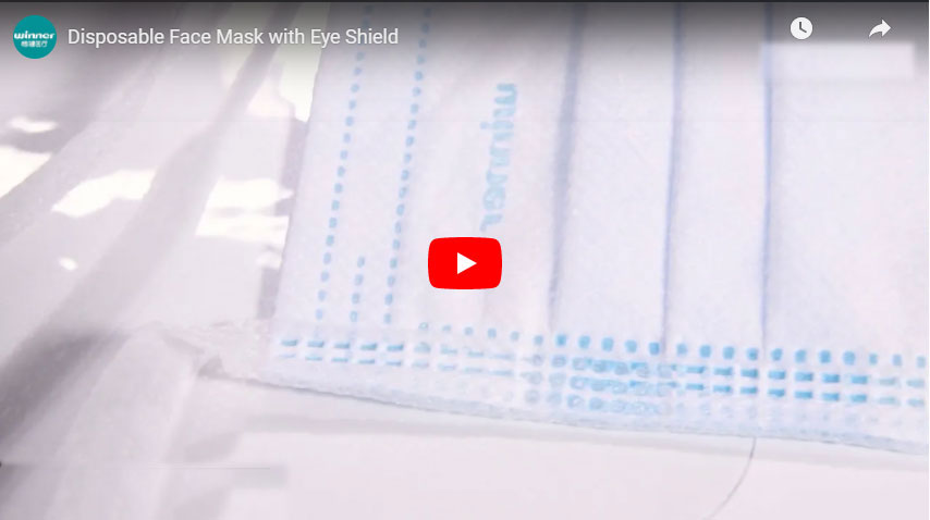 Disposable Face Mask with Eye Shield
